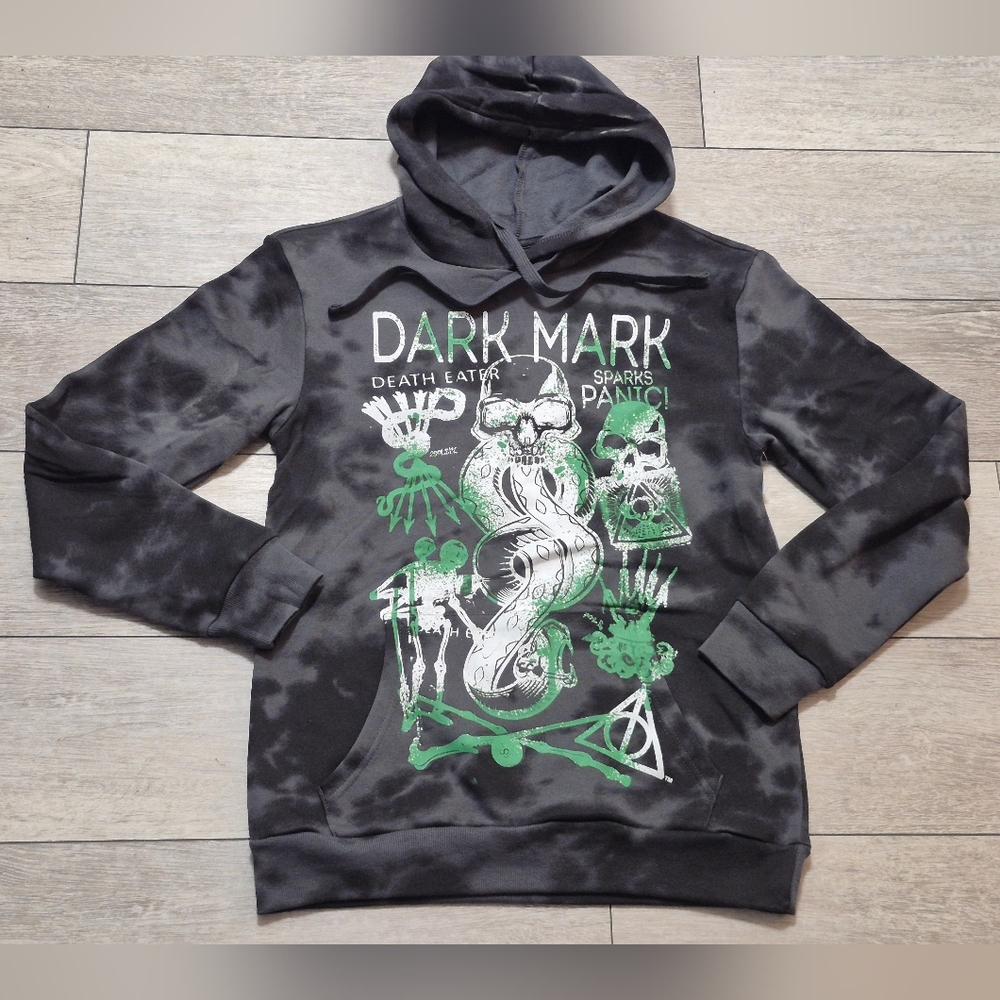 Harry Porter Dark Mark Death Eater Sparks Panic Mens Graphic Hoodie